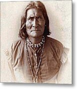 Geronimo Native American Chief #1 Metal Print