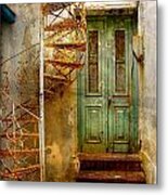 Green Door #1 Metal Print