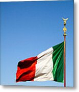 Italian Flag #1 Metal Print
