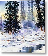 Jack Creek The Wrangells Metal Print