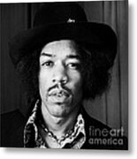 Jimi Hendrix 1967 Metal Print