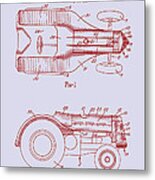 John Deere Tractor Patent 1939 #1 Metal Print