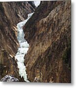 Lower Falls In Grand Canyon Of #1 Metal Print