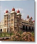 Maharaja's Palace And Garden India Mysore #1 Metal Print