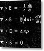 Maxwell's Equations Metal Print