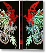 Mech Dragons Pastel #1 Metal Print