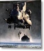 Mh-47 Chinook Helicopter #1 Metal Print