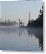 Misty Lake #1 Metal Print