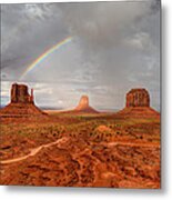 Monument Valley Rainbow #1 Metal Print