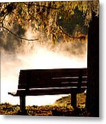 Morning Mist At The Spring #1 Metal Print