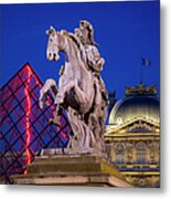 Musee Du Louvre Statue #1 Metal Print