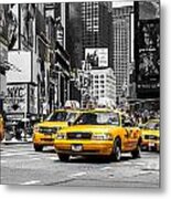 Nyc Yellow Cabs - Ck Metal Print
