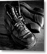 Old Leather Shoes #1 Metal Print