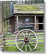 Pioneer Cabin Metal Print