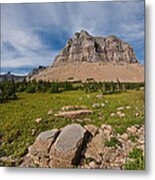 Pollock Mountain From Logan Pass #2 Metal Print