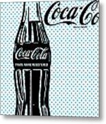 Pop Coke Bottle Metal Print