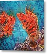 Quillfin Blenny Metal Print