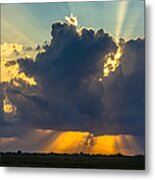 Rays From The Clouds #1 Metal Print