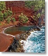 Red Sand Beach - Maui #2 Metal Print