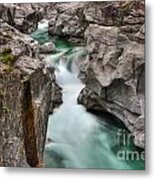 River With A Roman Bridge #1 Metal Print