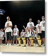 San Antonio Spurs Victory Parade And #1 Metal Print