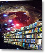 Science Fiction Reading #1 Metal Print