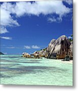 Seychelles Seascape #1 Metal Print