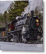 Steam In The Snow 2015 #2 Metal Print