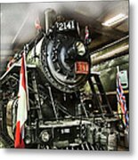 Steam Locomotive 2141 #1 Metal Print