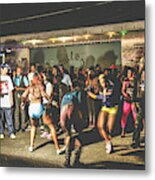Street Party In Ghetto. #1 Metal Print