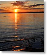Sunrise On Grand Traverse Bay #1 Metal Print