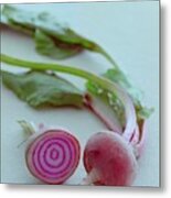 Two Chioggia Beets #1 Metal Print