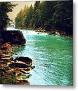 Ukrainian River Metal Print