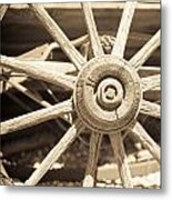 Wagon Wheel #1 Metal Print