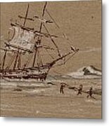 Whaler Ship #1 Metal Print