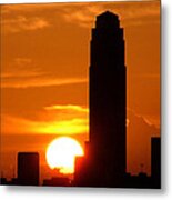 Williams Tower Sunset #1 Metal Print