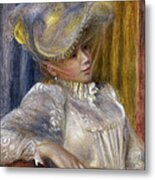 Woman With A Hat #2 Metal Print