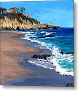 1000 Steps Beach In Laguna Beach California Metal Print