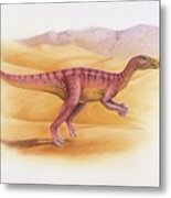 Side Profile Of A Dinosaur #11 Metal Print