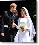 Prince Harry Marries Ms. Meghan Markle - Windsor Castle #12 Metal Print