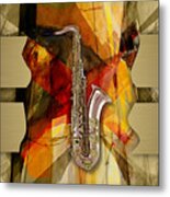 Saxophone Collection #12 Metal Print