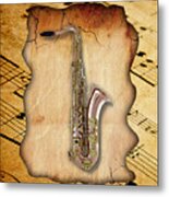 Saxophone Collection #21 Metal Print