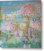 18 Fairy Party In Fairyland Metal Print