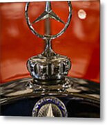 1931 Mercedes Benz Hood Ornament Metal Print