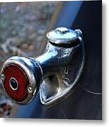 1935 Ford Tail Light And Gas Cap Metal Print