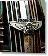 1937 Pontiac 224 Grill Emblem Metal Print