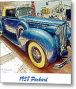 1938 Packard National Automobile Museum Reno Nevada Metal Print