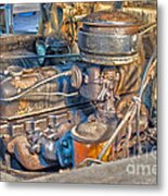 1949 Chevy Truck Engine Metal Print