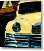 1950 Yellow Packard Metal Print