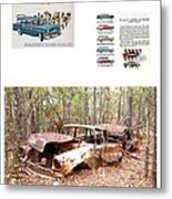 1956 Chevrolet Bel Air Wagon Metal Print